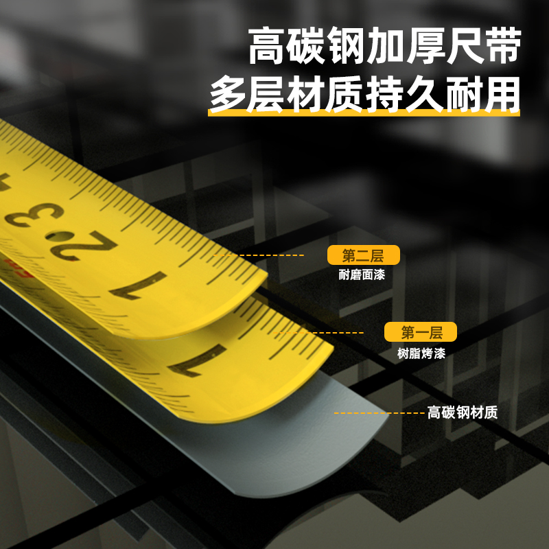 6008集团官方网站8202钢卷尺3m(黄)(把)