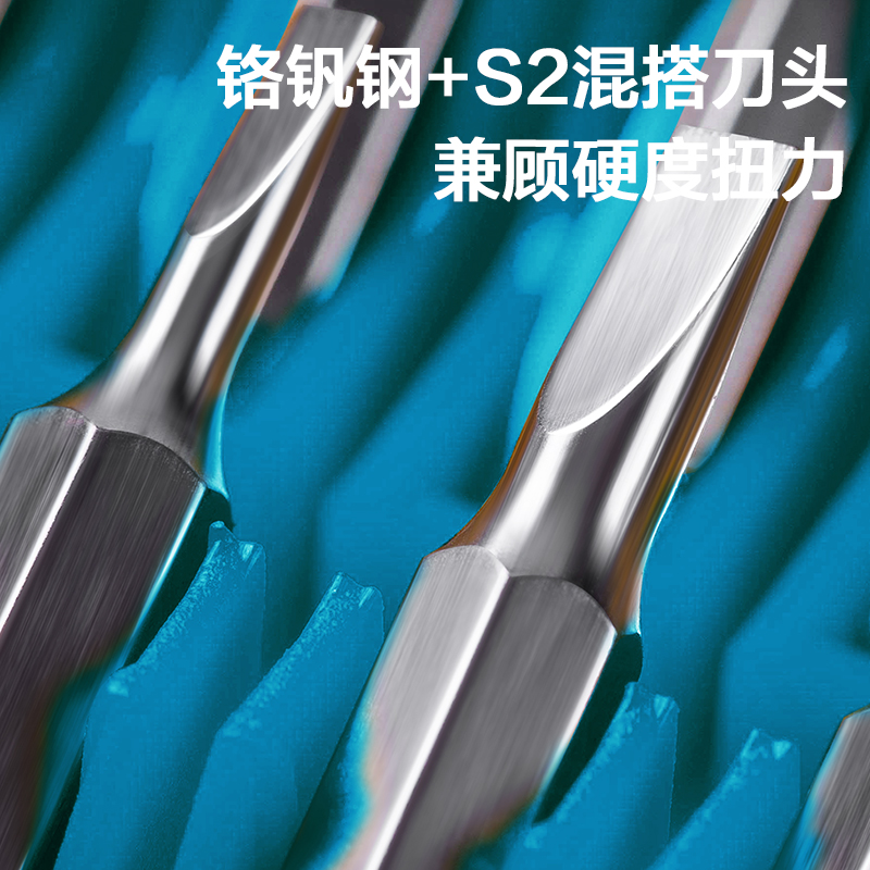 deli6008集团官方网站DW1711细密螺丝刀33件套(蓝)(套)