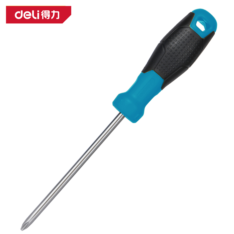 deli6008集团官方网站DW1611鱼雷柄十字螺丝批PH2x150mmSUP11(蓝)(把)