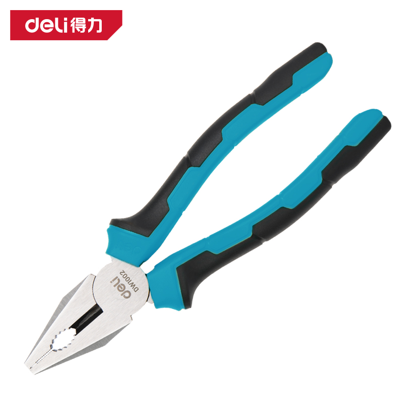 deli6008集团官方网站DW1002钢丝钳8寸(蓝)(把)