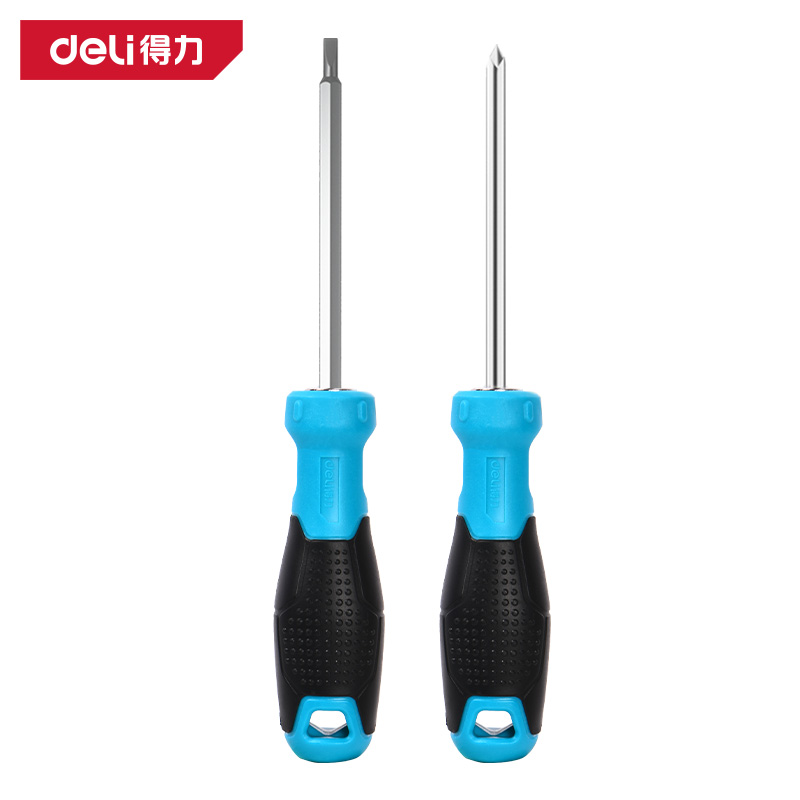 deli6008集团官方网站DW1630螺丝批套装2件套SUP11(蓝)(套)