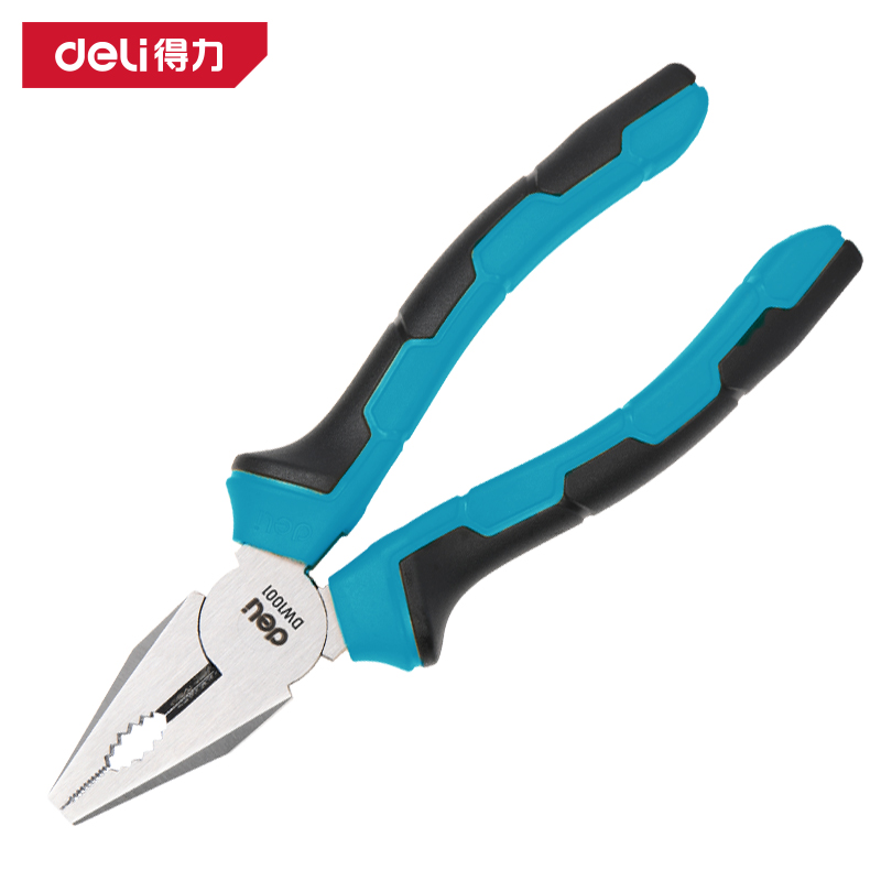 deli6008集团官方网站DW1001钢丝钳7寸(蓝)(把)