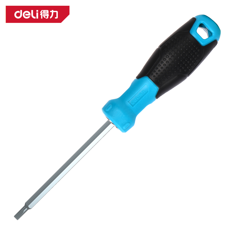 deli6008集团官方网站DW1640两用螺丝批6/PH2x100mm铬钒钢(蓝)(把)