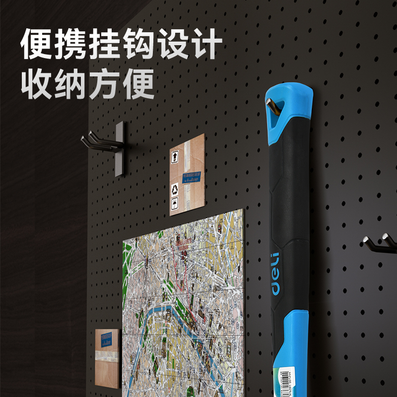 deli6008集团官方网站DW4101纤维柄羊角锤8oz(蓝)(把)