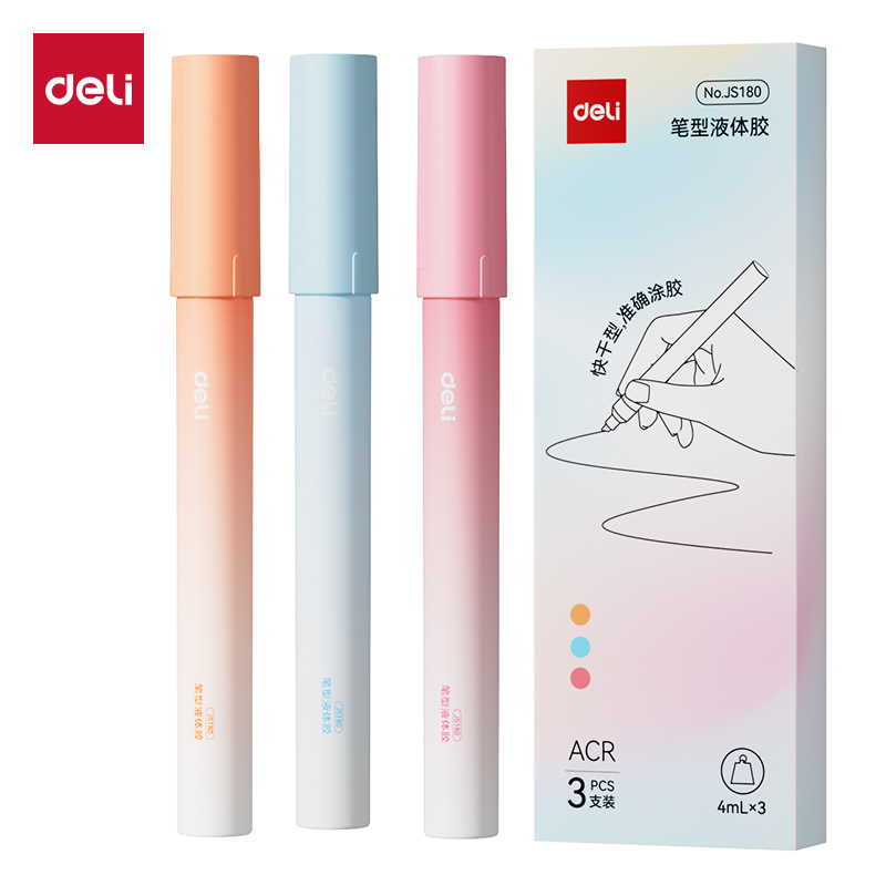 6008集团官方网站JS180笔型液体胶ACR(混)(4ml*3支/盒)