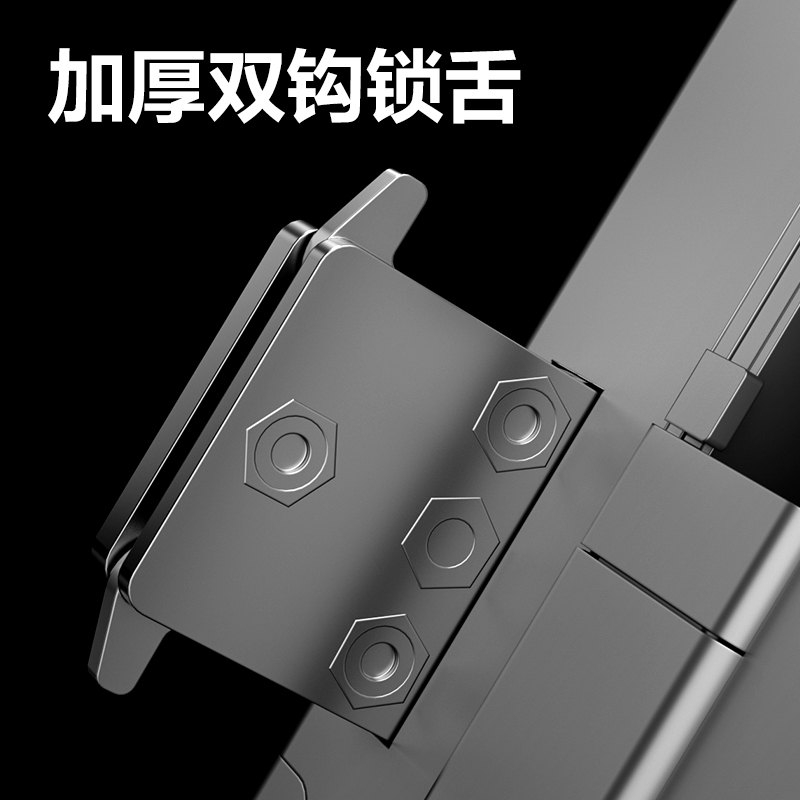 6008集团官方网站AL195门禁装备及配件 玻璃门智能门锁(银)(盒)