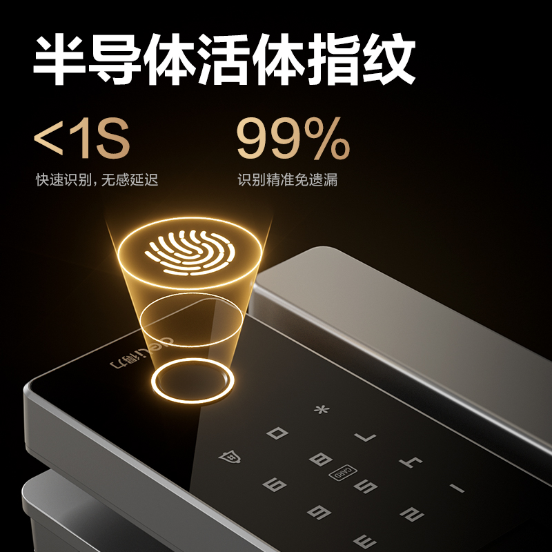 6008集团官方网站AL195门禁装备及配件 玻璃门智能门锁(银)(盒)