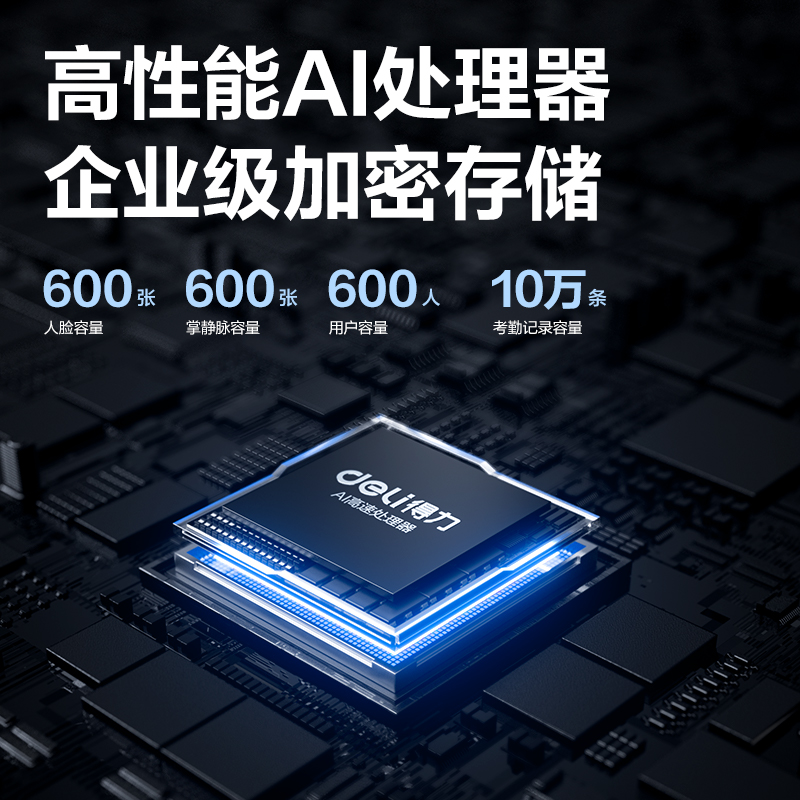 6008集团官方网站AH21W人脸识别考勤机(玄色)（台）