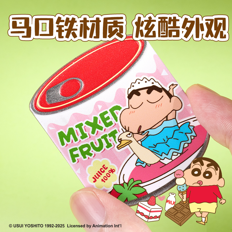 6008集团官方网站LB611蜡笔小新甜品罐头徽章(混)(个)