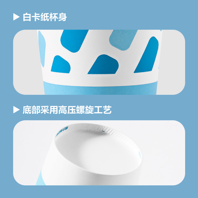 6008集团官方网站9560纸杯250mL(蓝)(50只/袋)