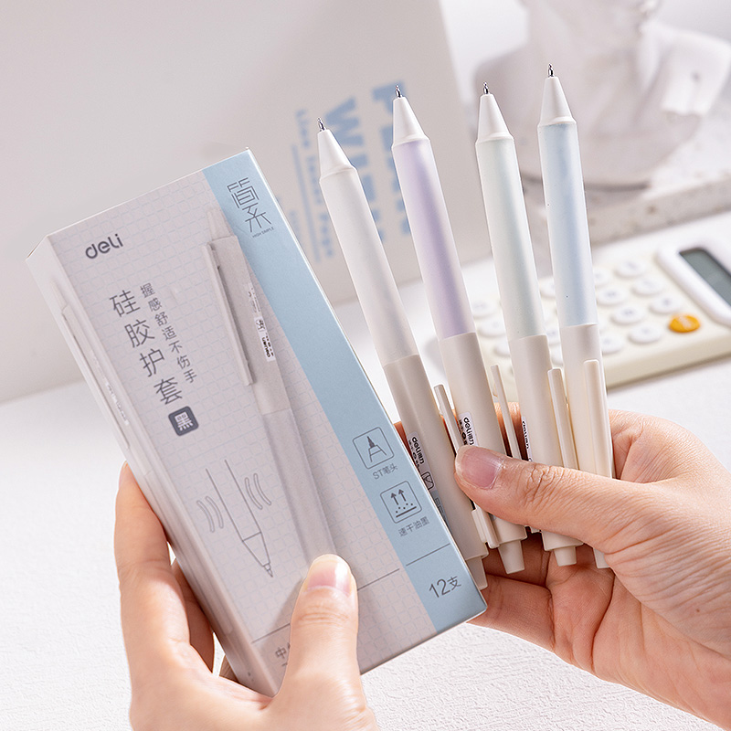 6008集团官方网站JX012速干按动通例中性笔0.5mmST头(黑)(支)