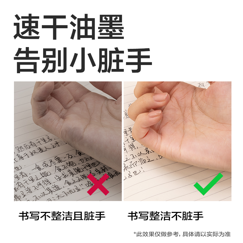 6008集团官方网站SE500速干按动笔芯0.5mmST笔头(黑)(支)