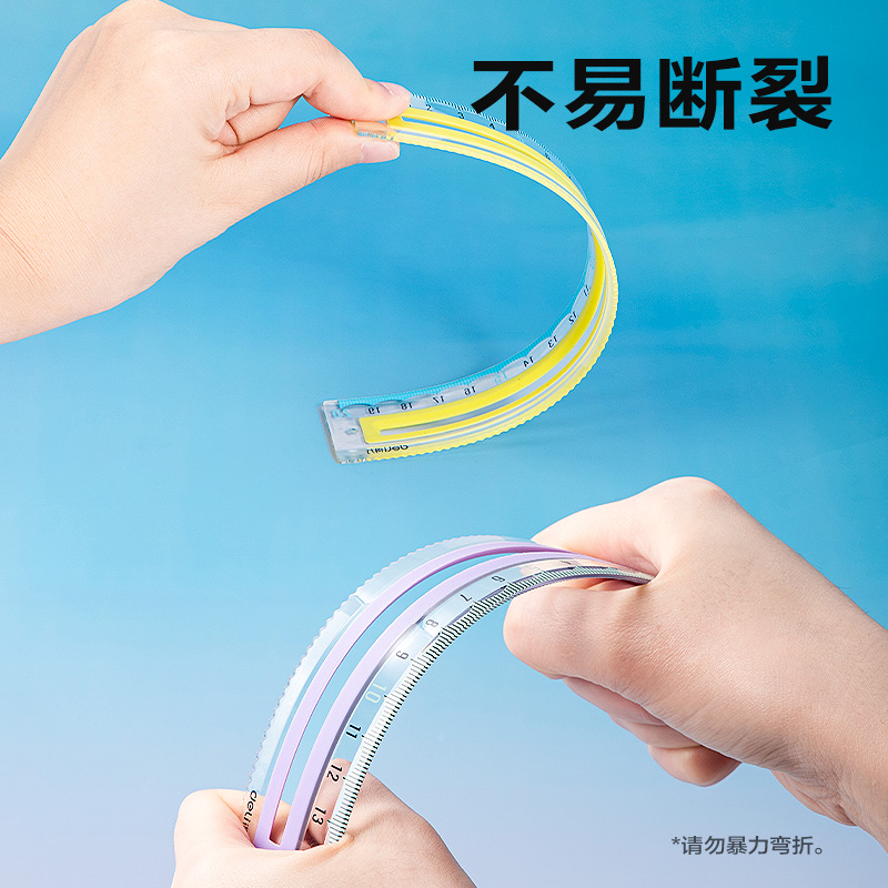 6008集团官方网站V720包胶直尺20cm(深蓝)(把)