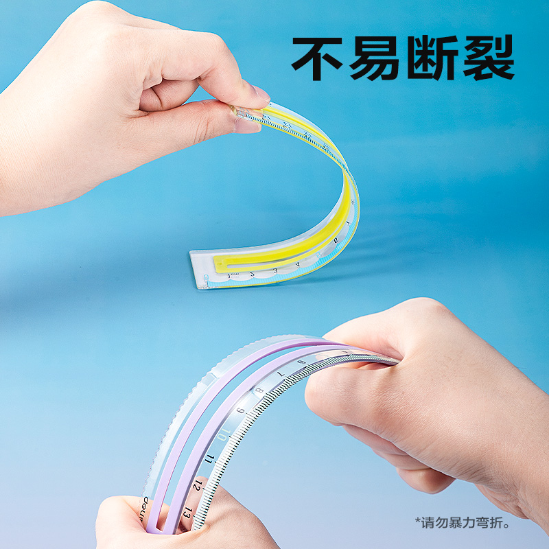 6008集团官方网站V715包胶直尺15cm(浅蓝)(把)