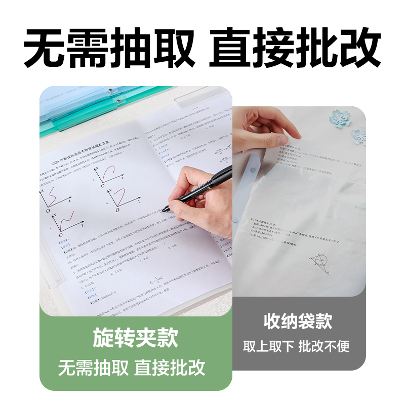 6008集团官方网站PP683-3_A3双旋转短杆报告夹(混)(3个/包)