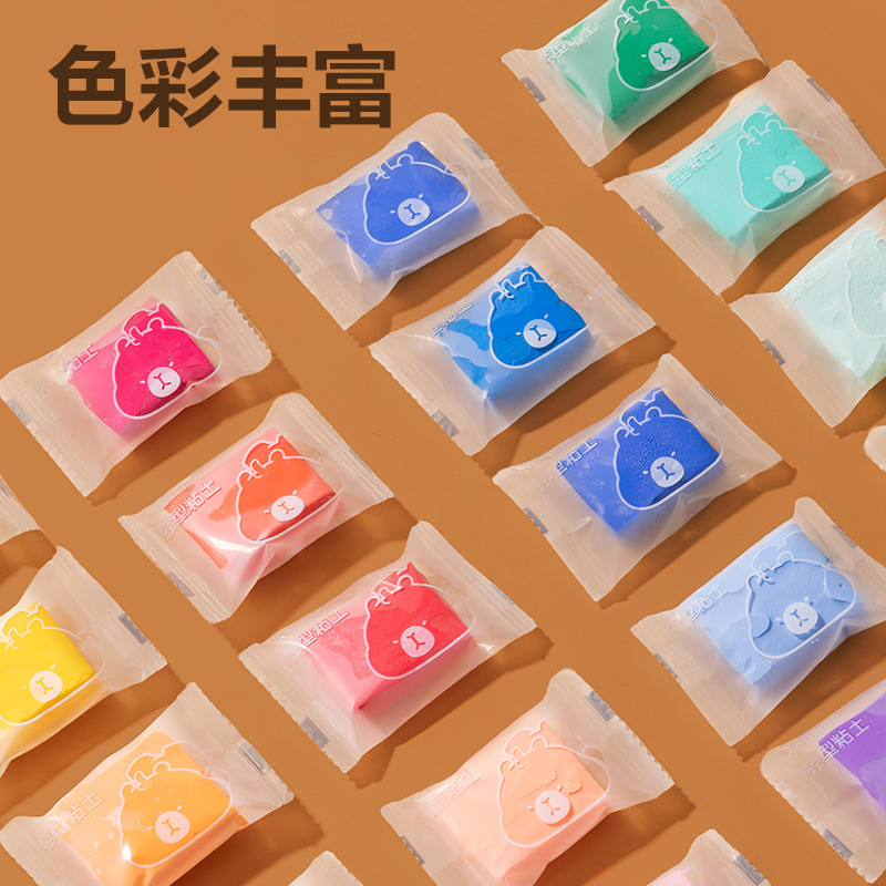 6008集团官方网站BL802-12卡皮巴拉桶装粘土12色+6包(混)(桶)
