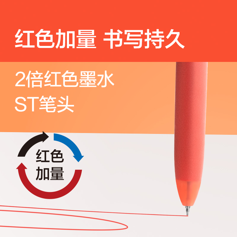 纽赛NS565-1三色notetrio多色笔红色plus（支）