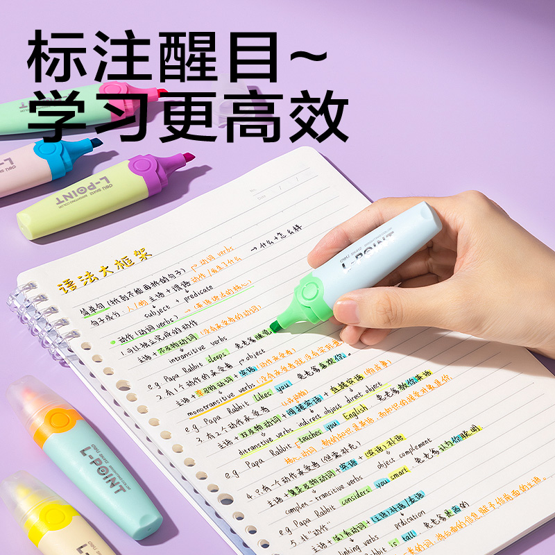 6008集团官方网站SK412抗晕染荧光笔缤纷色系(混)(6支/盒)