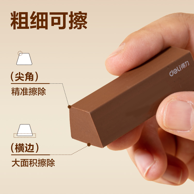 6008集团官方网站VP511五块装巧克力皮擦(棕色)(盒)