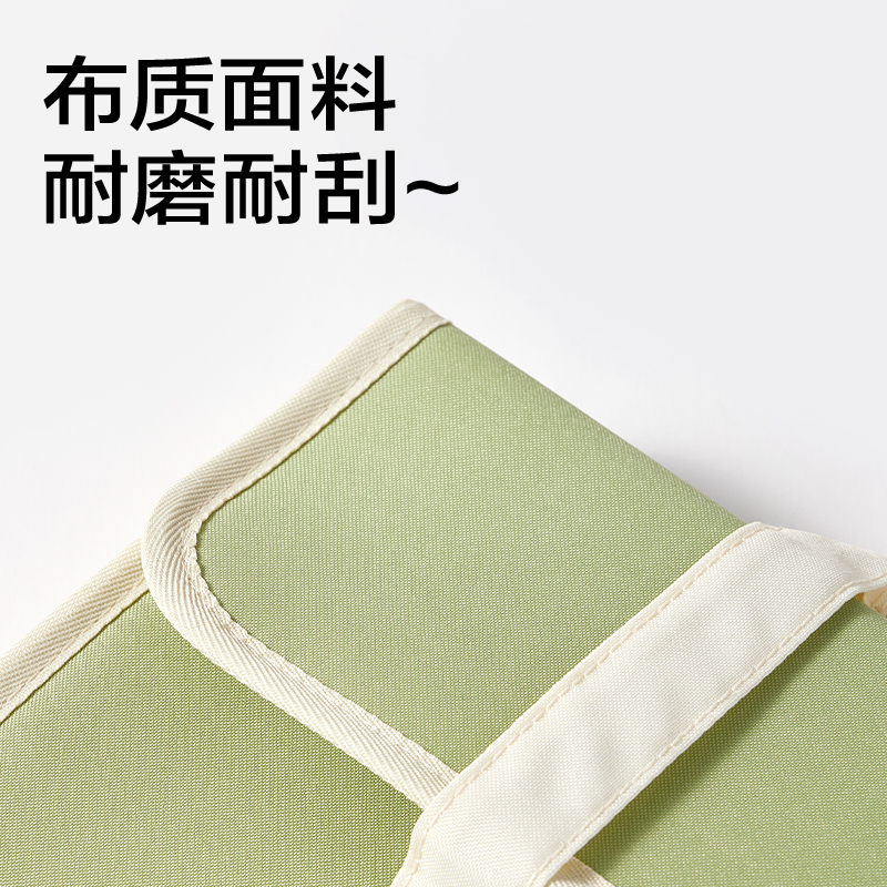 6008集团官方网站P51-13布质横式13格风琴包(棕)(个)