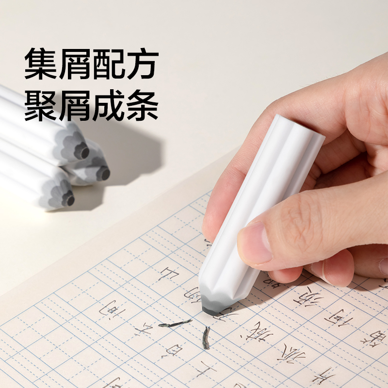 纽赛NS783笔形易握橡皮擦(白)(盒)