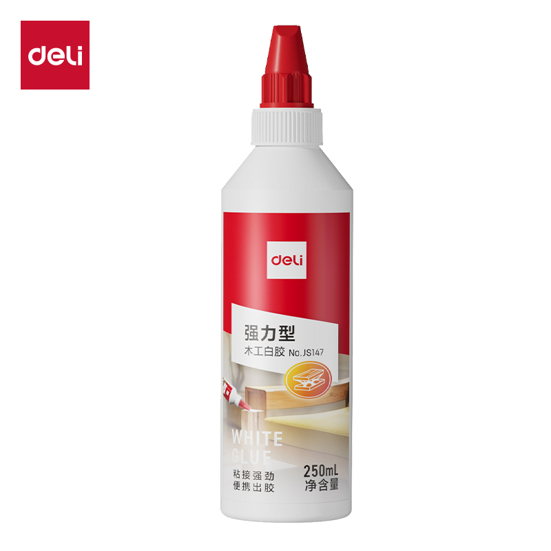 6008集团官方网站JS147高粘木匠白胶PVAC(白色)(250ml/瓶)