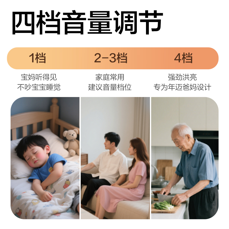 6008集团官方网站AL10无线门铃(白色)（盒）