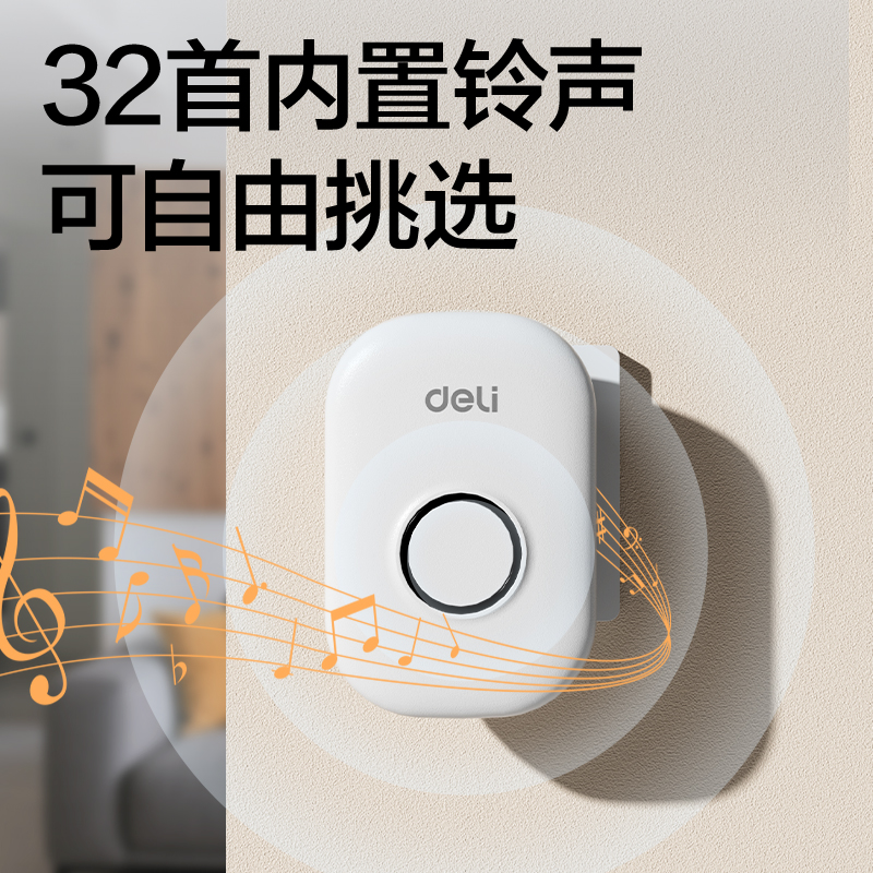 AL10F无线门铃发射器（白色）(盒）