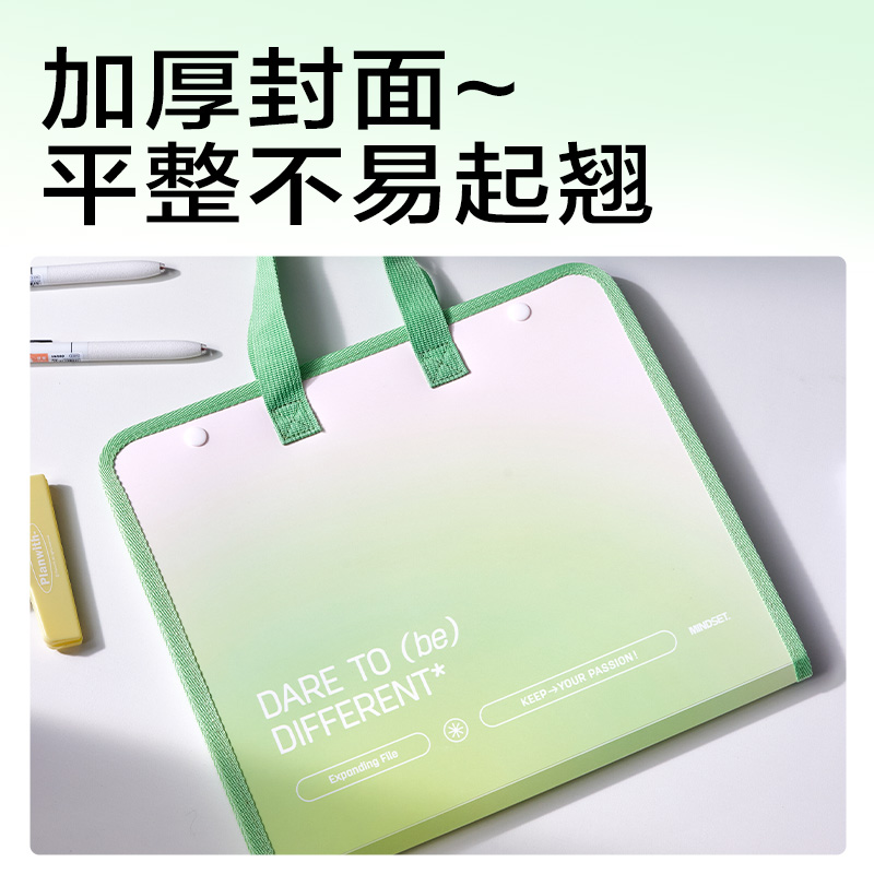 6008集团官方网站PM347_13格横式风琴包(绿)(个)