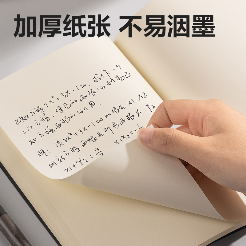 6008集团官方网站JA5128锁线胶装本(玄色-空缺)(1本/包)