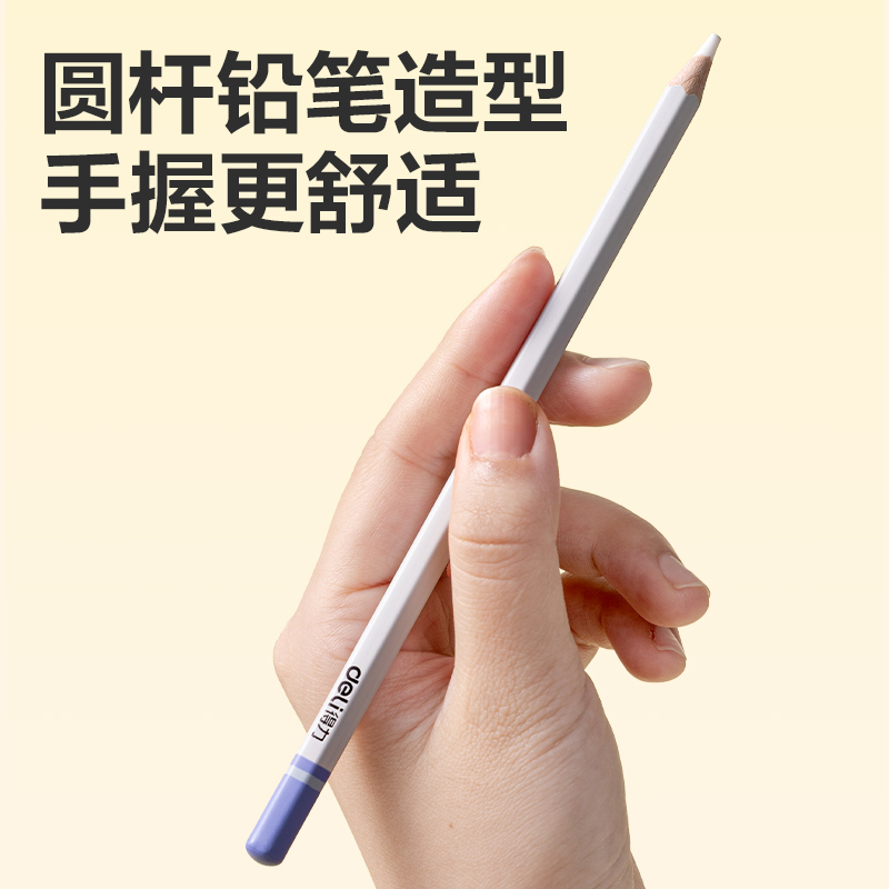 6008集团官方网站VP520六支彩盒装细杆铅笔橡皮擦(混)(盒)