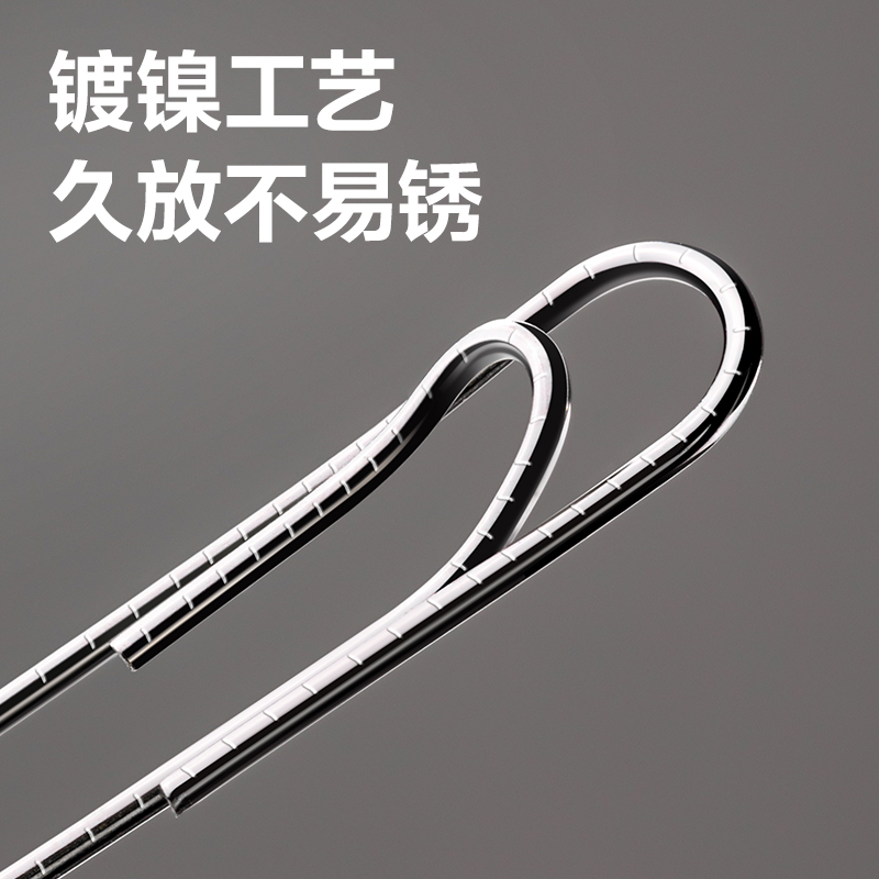 6008集团官方网站DP717防滑回形针3#(银)(100枚/盒)