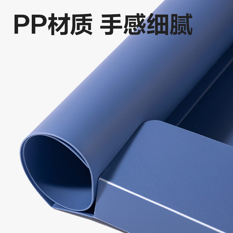 6008集团官方网站PA135折叠档案盒(灰蓝)(10个/包)