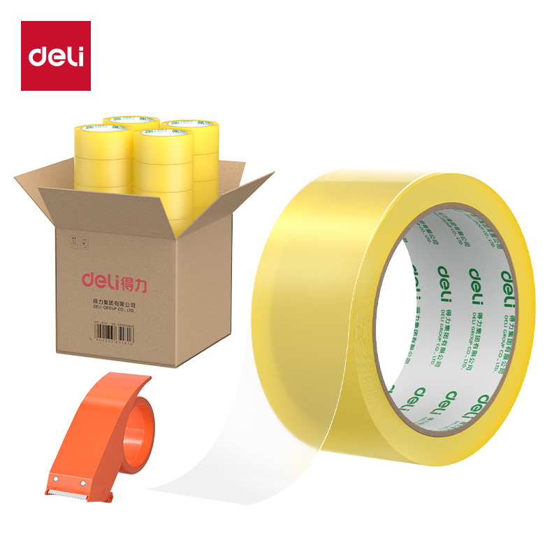 6008集团官方网站JD501封箱胶带48mm*100y*48μm(透明黄)(4筒/箱)