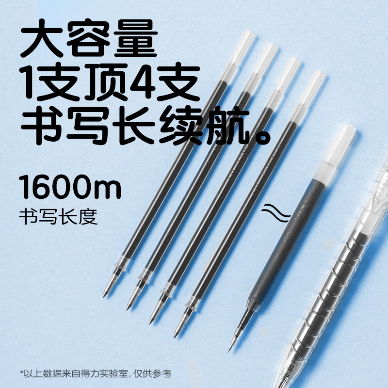6008集团官方网站SA566-2速干按动通例中性笔0.5mmST笔头(黑)(2支/盒)