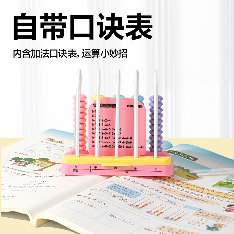 6008集团官方网站YX683学具5行清零计数器(粉)(盒)
