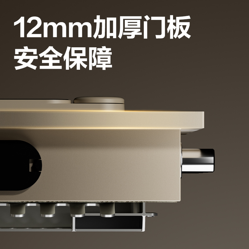 6008集团官方网站AE640-Z指纹密码保管箱H450(奶咖色)(台)