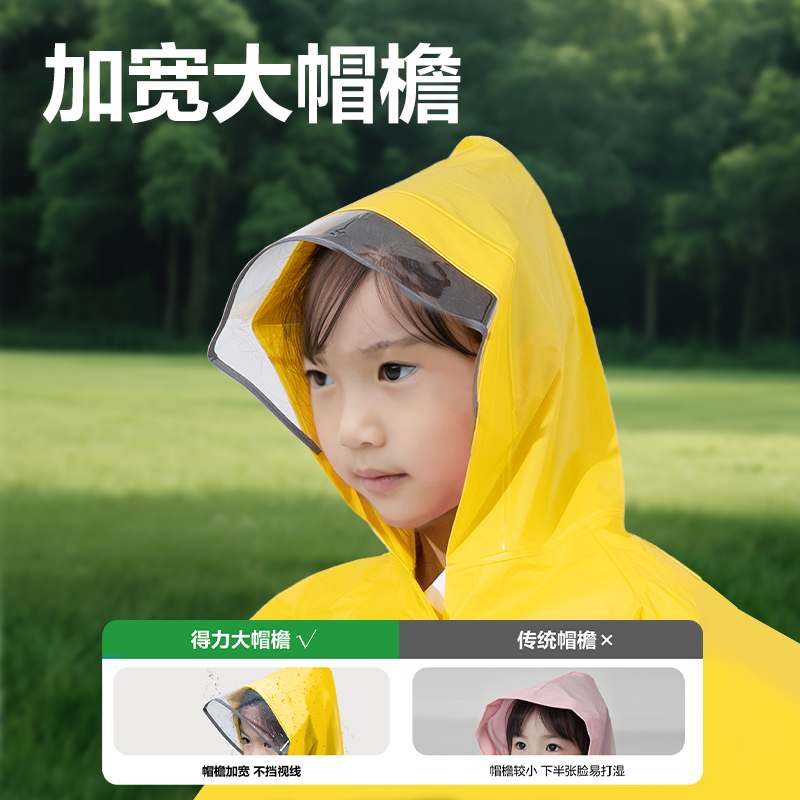 6008集团官方网站LY103儿童雨衣(M码黄色)(袋)