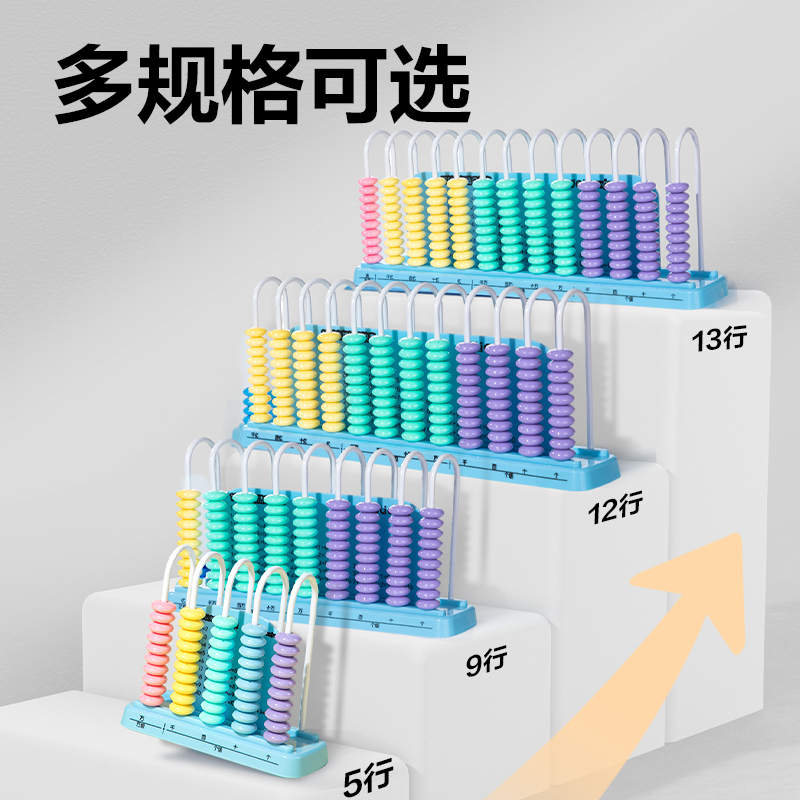 6008集团官方网站YX609学具12行计数器(粉)(盒)